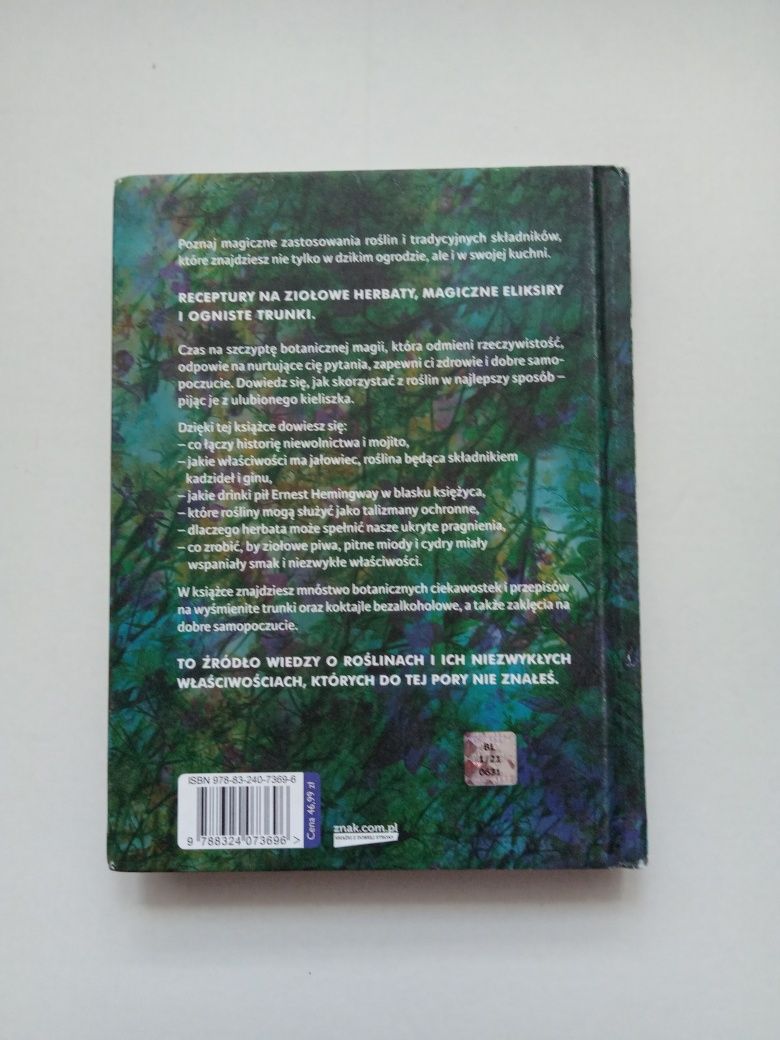 Książka "Botaniczne eliksiry" ziołowe napary, magiczne herbatki,