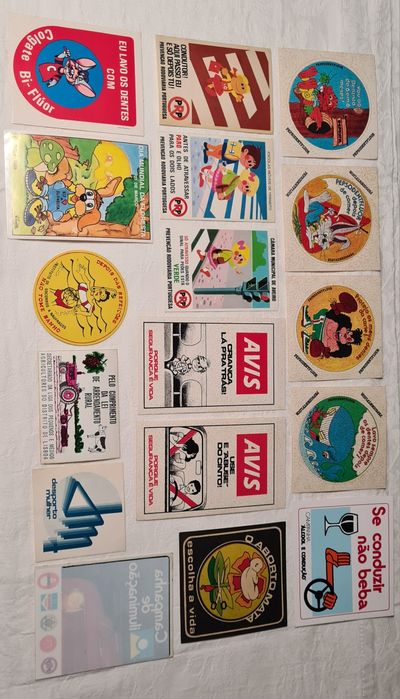 Colecao de Autocolantes da decada de 70/80/90.