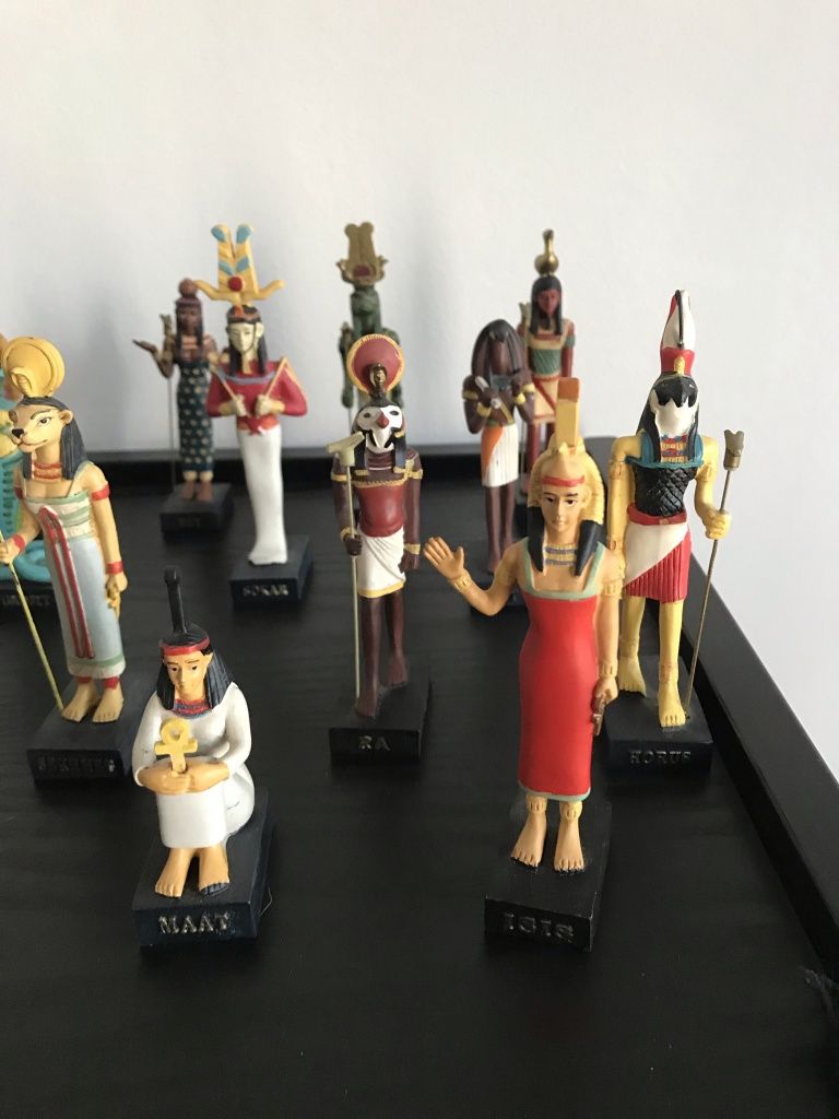 Coleção estatuetas Deuses do Egipto