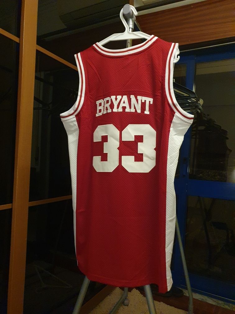 Jersey camisola nba e high-school Kobe/Lebron