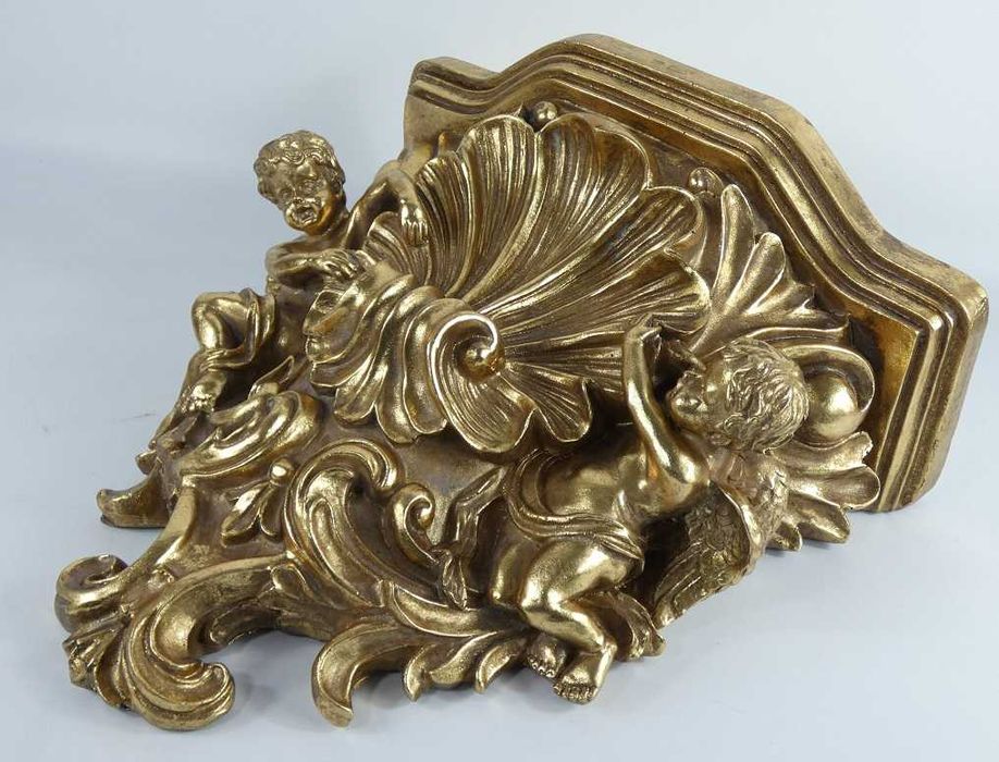 KONSOLA na ścianę PÓŁKA figura amor anioł 38 cm posiadam 2 szt.