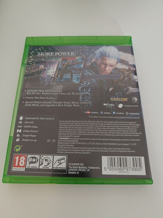 Devil May Cry 5 Special Edition Xbox Series X Novo