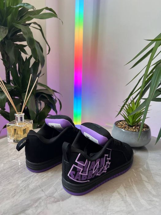 ХІТ ПРОДАЖ! Кросівки DC Shoes Court Graffik&Sabbath Black | 36-44