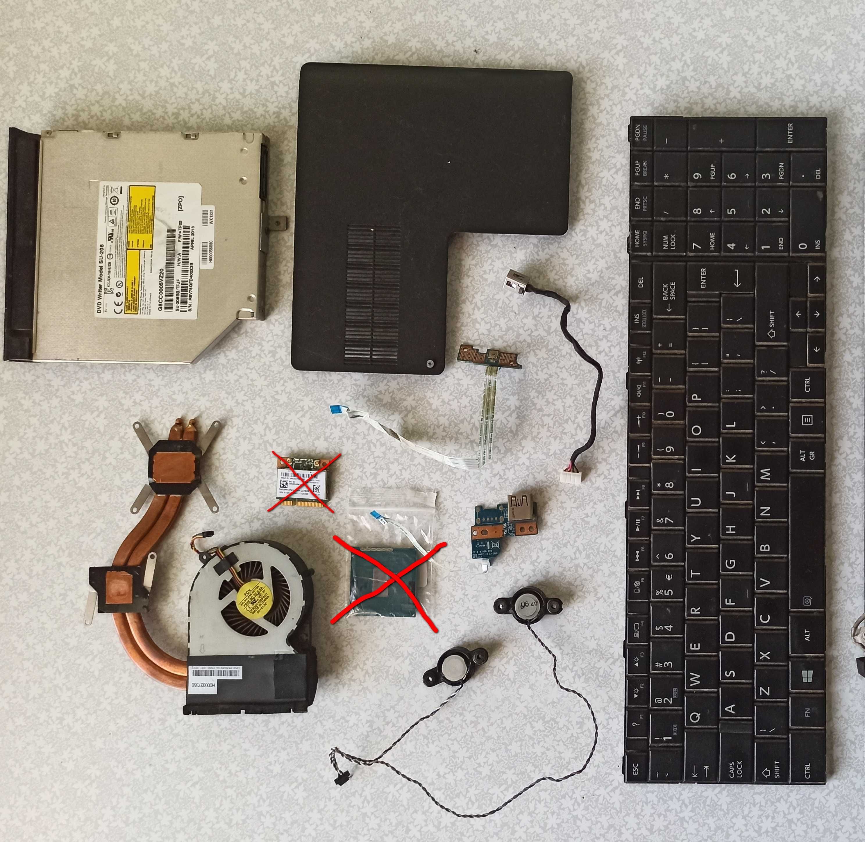 Ноутбук Toshiba C50-A-10D разборка