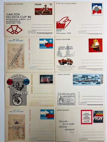 Kolekcja kart pocztowych z lat PRL