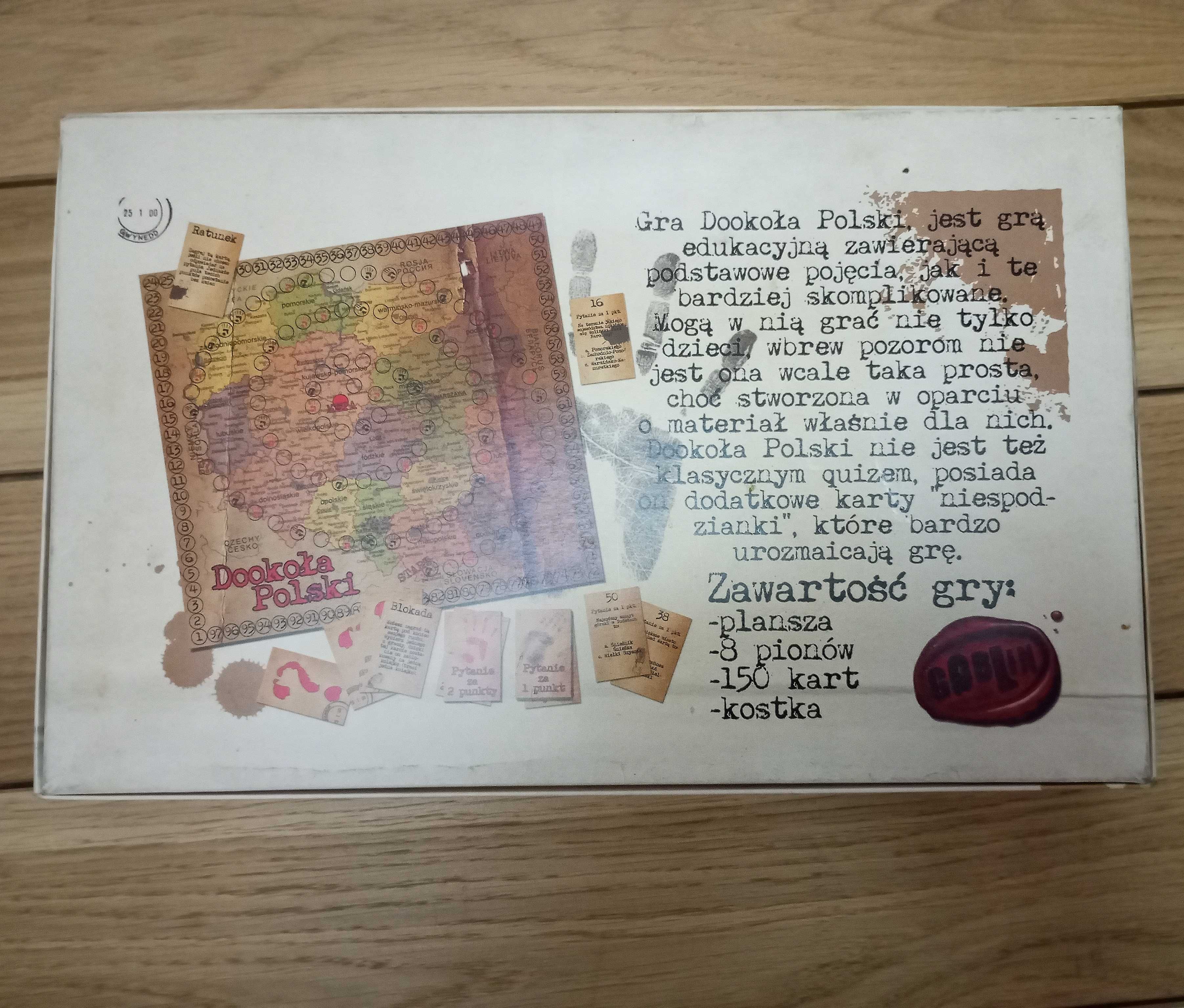 Gra edukacyjna Quiz geograficzny Dookoła Polski Goblin