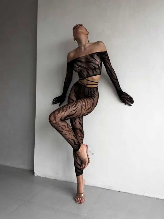 Бодістокінг, Боді сітка, Комбінезон Сітка, Еротична білизна 1908