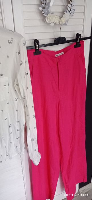 Komplet spodnie plus koszula Cropp XS