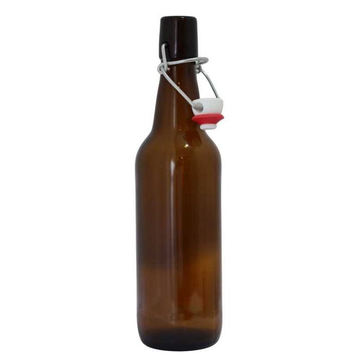 Butelka 500ml z zamknięciem pałąkowym używana, wymyta, wyparzona