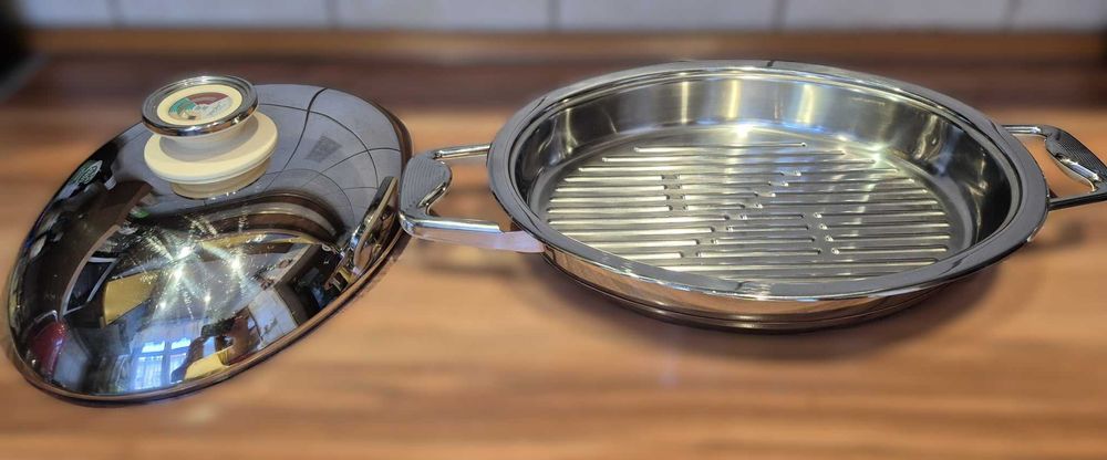 Brytfanna grillowa owalna 3 L Zepter  INDUKCJA