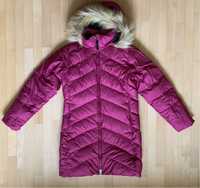 Пухове пальто, пуховик Marmot для дівчинки рожевого кольору