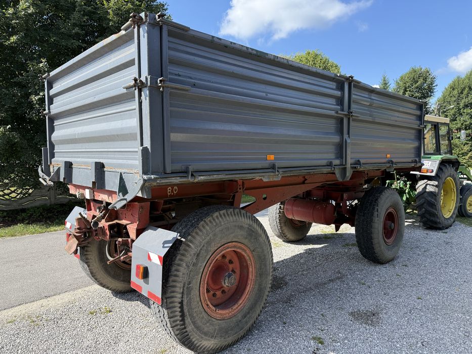 Przyczepa rolnicza wywrotka 16 ton Niemiecka masywna