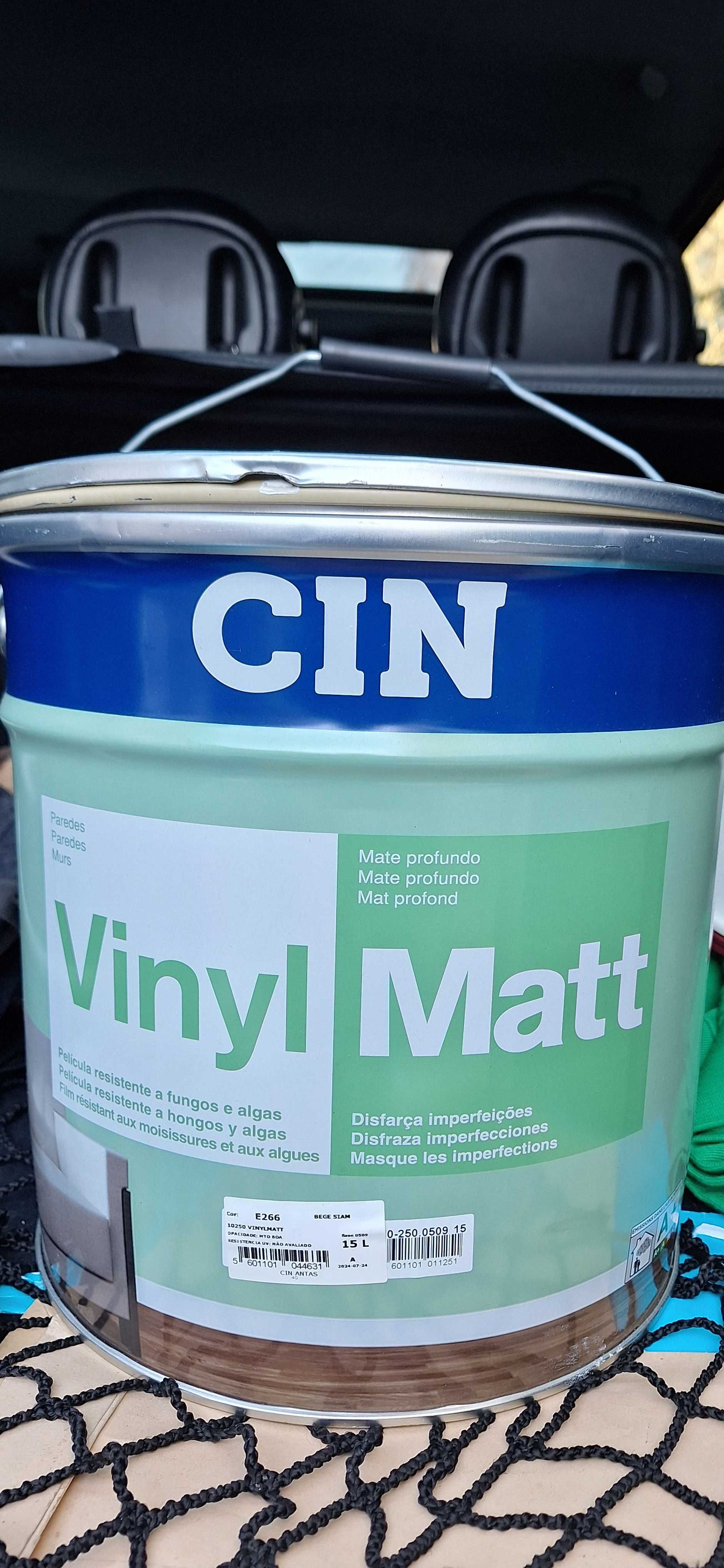 Tinta Cin vinyl matt bege sian 15L
