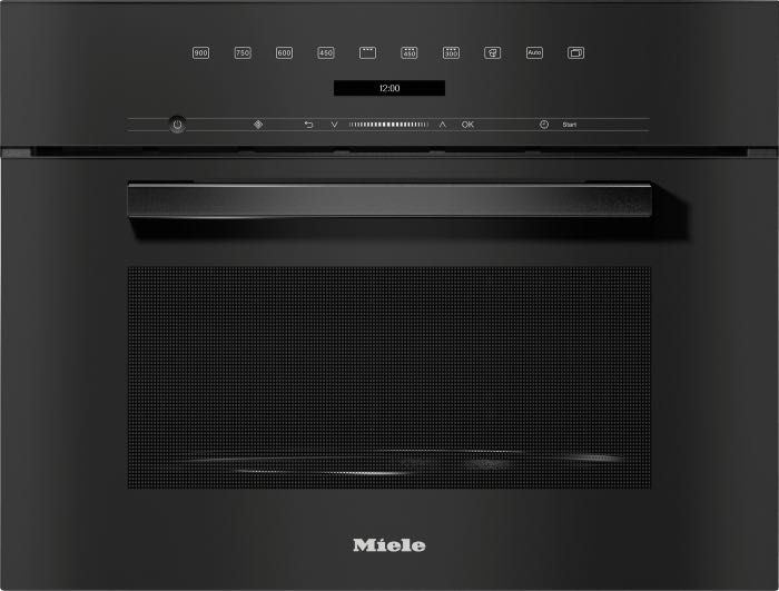 Мікрохвильова піч Miele M 7244 TC OBSW чорний обсидіан