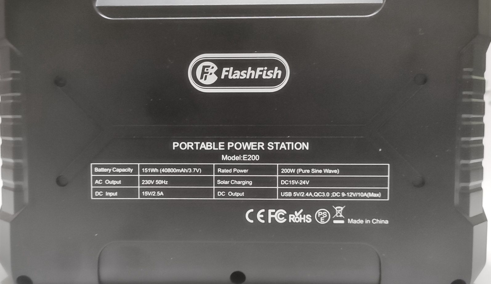 Павербанк flashfish e200, портативна станція