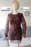ASOS Reclaimed Vinted L XL biust 50x2 print animal panterka