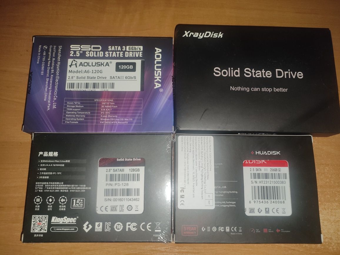 SSD Диски НОВІ ! Goldenfir / XrayDisk / Kodak /