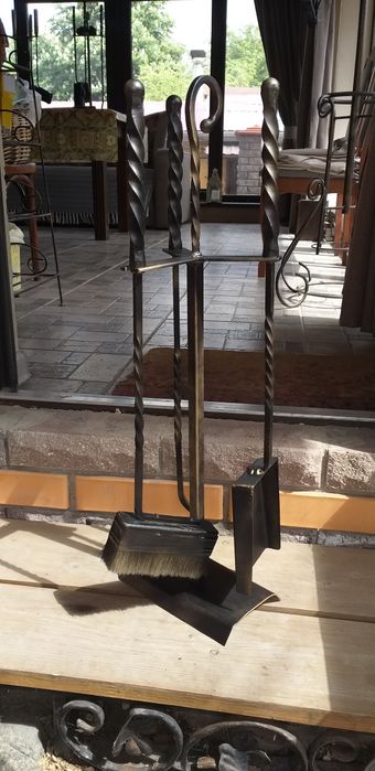 Набір для каміна чи грубки,барбекю.Каміний набір на стійці