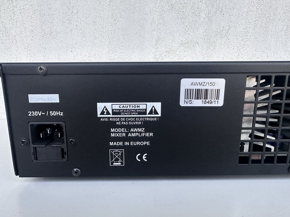 AudioArt AWMZ/150W – Profesjonalny wzmacniacz miksujący 100V