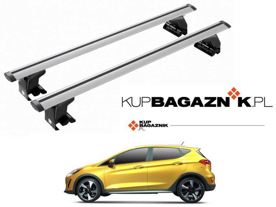 Bagażnik dachowy Ford FIESTA VII Hatchback 2017 do 2024 relingi belki