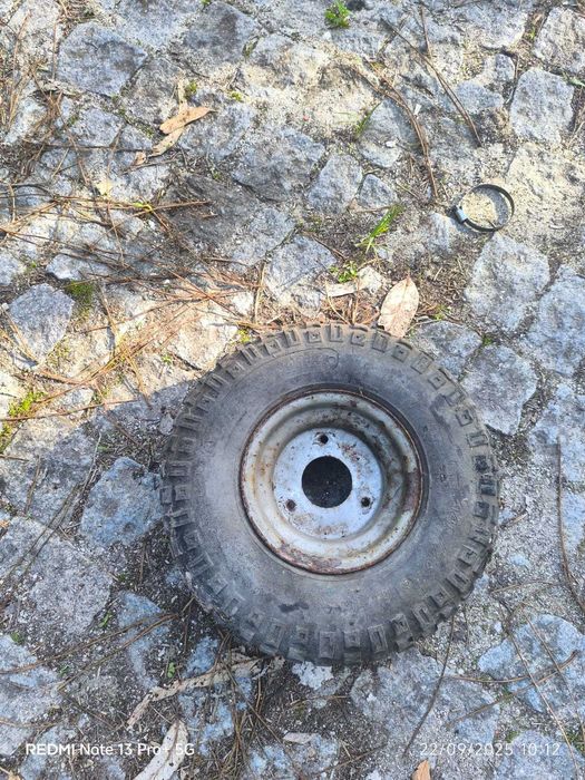 jante com pneu mini moto 4