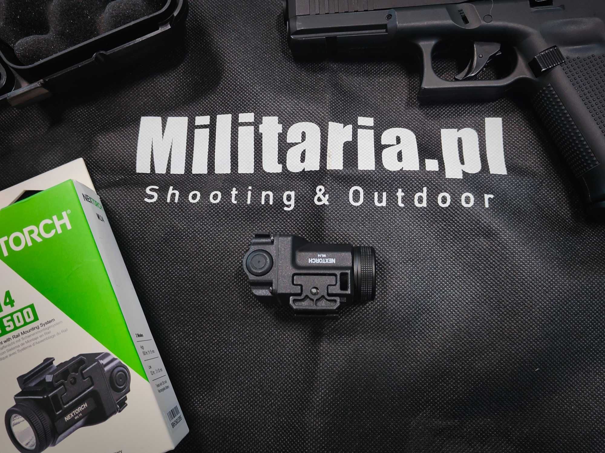 Latarka pistoletowa WL14 TORCH 500 lumenów [nowa]