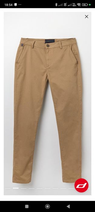 Spodnie męskie chinosy_ LOUFFO 244_ Diverse _ 34