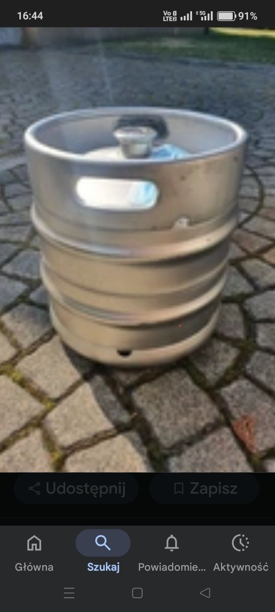 Keg 30 Litrów na piwo- jak nowy
