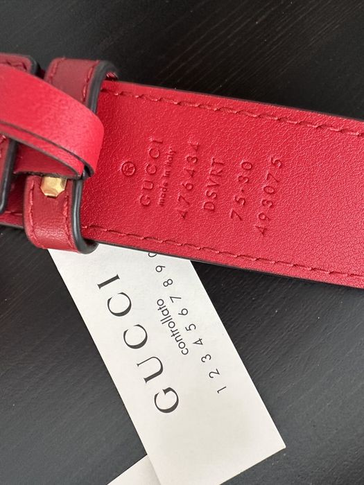 Gucci GG Marmont Red nerka torebka skórzana 100% oryginał, paragon!!