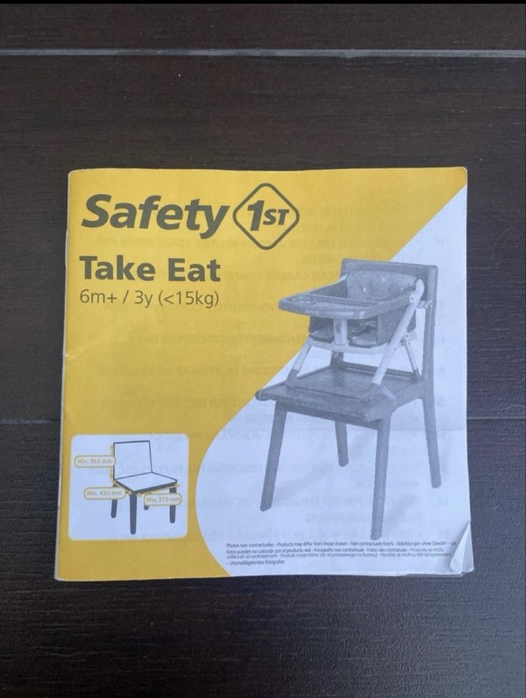 Cadeira comer para  bebe safety 1st