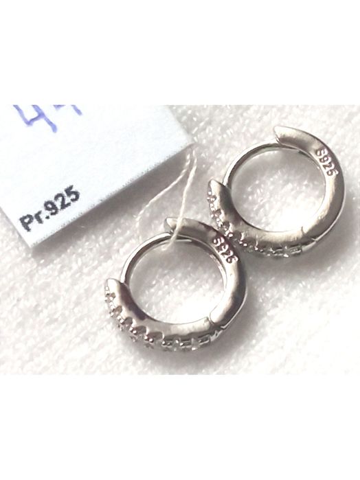 S925 Grawer Srebro jak Apart Nowe Kolczyki Małe Kółka Srebrne 1,3cm
