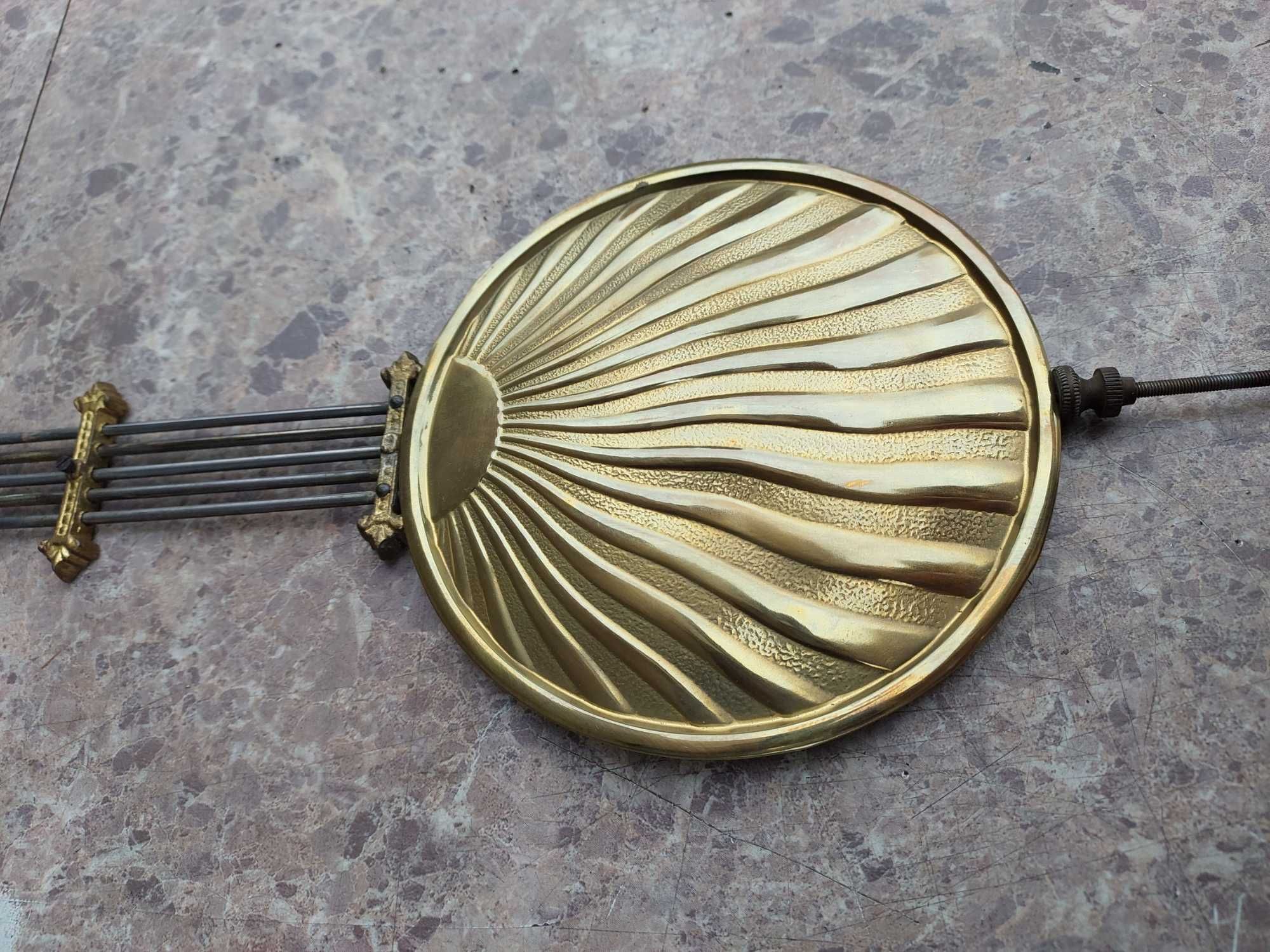 W138 Wahadło rusztowe stareg zegara ściennego GB Becker 11,5cm dł 35cm