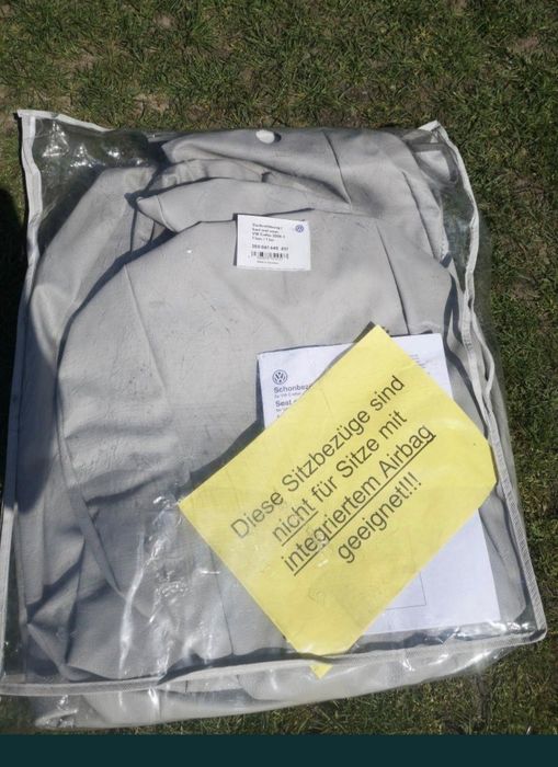 Pokrowce nowe VW Crafter szare