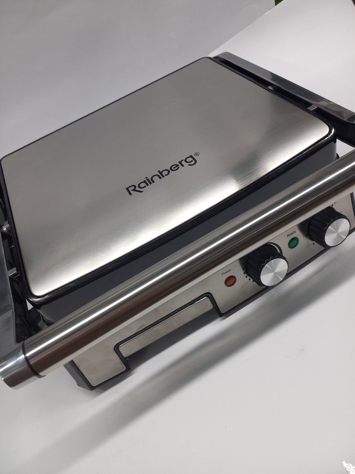 Гриль двусторонний прижимной Rainberg RB-2282 3800W с таймером