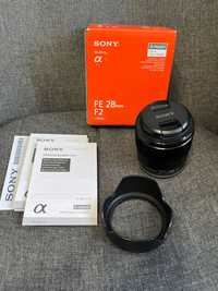 Obiektyw Sony FE 28 f2.0 SEL28F20 stan bdb komplet 28/2 f2.0