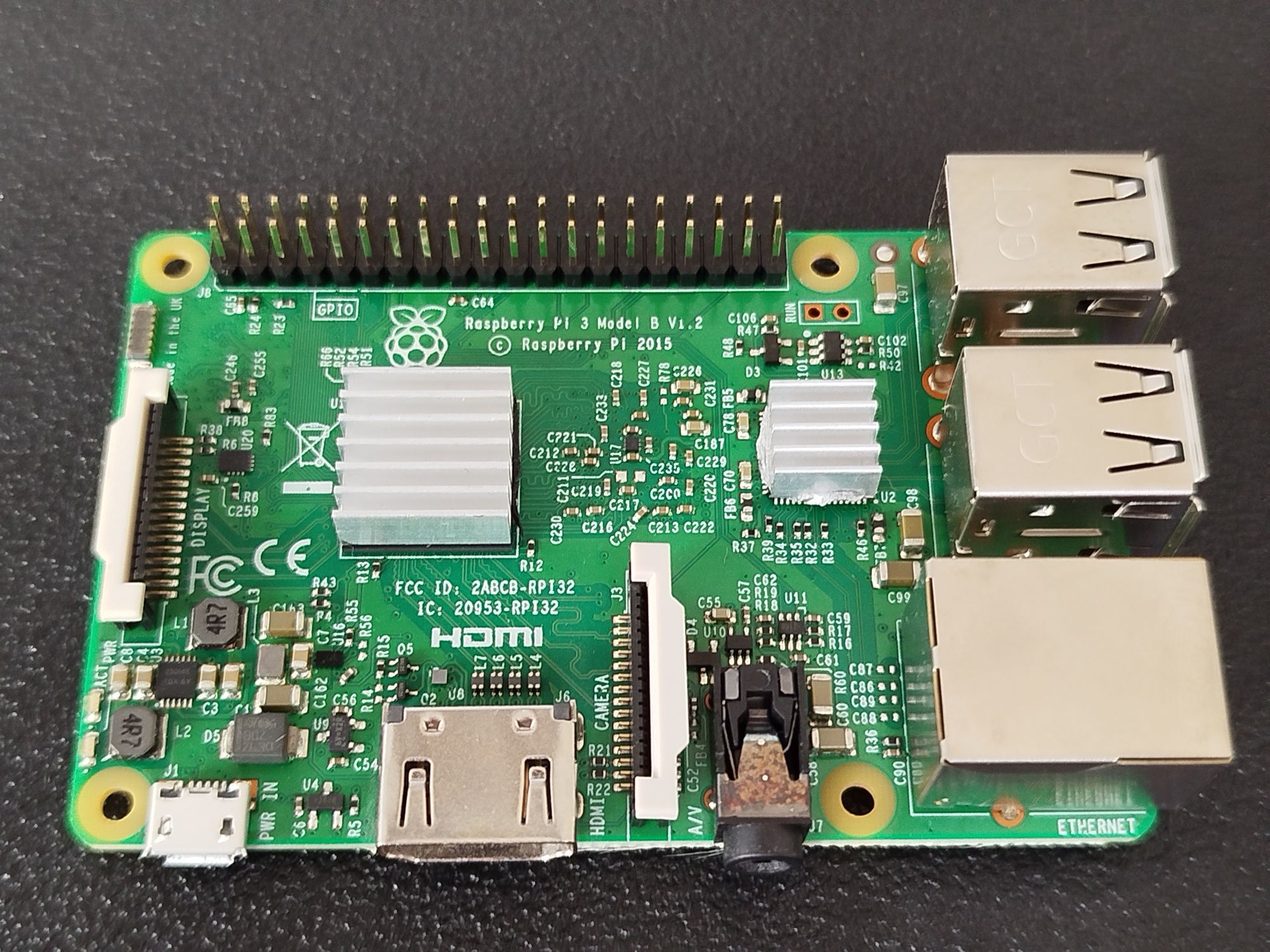Raspberry pi 3 model B ver 1.2