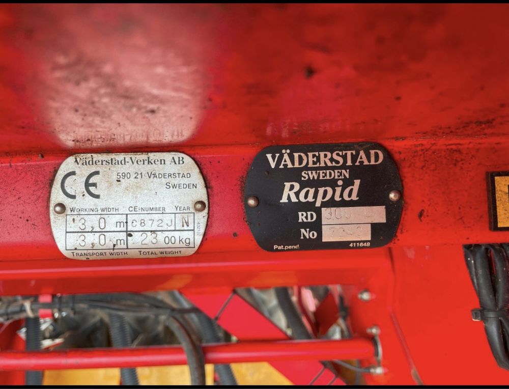 Vaderstad Rapid 300 siewnik talerzowy agregat uprawowo-siewny