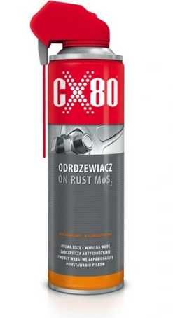 CX80 ON RUST MoS2 500ML DUO SPRAY - Skuteczny odrdzewiacz