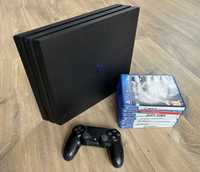 Konsola Sony PlayStation 4 Pro 1TB Czarny + gry i pad