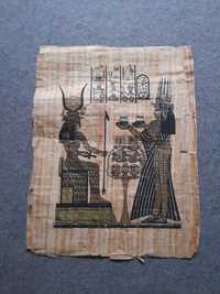 Papiro Egípcio com dimensões  43 cm x 33cm