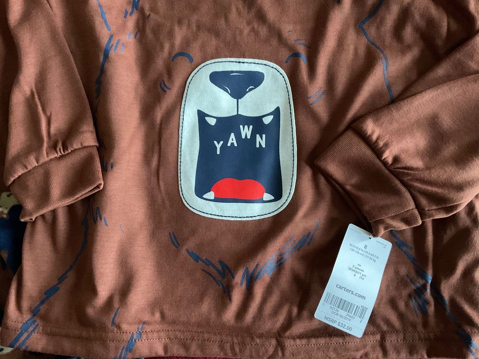 Брендова піжама Carter’s для хлопчика на 8 років 134р.