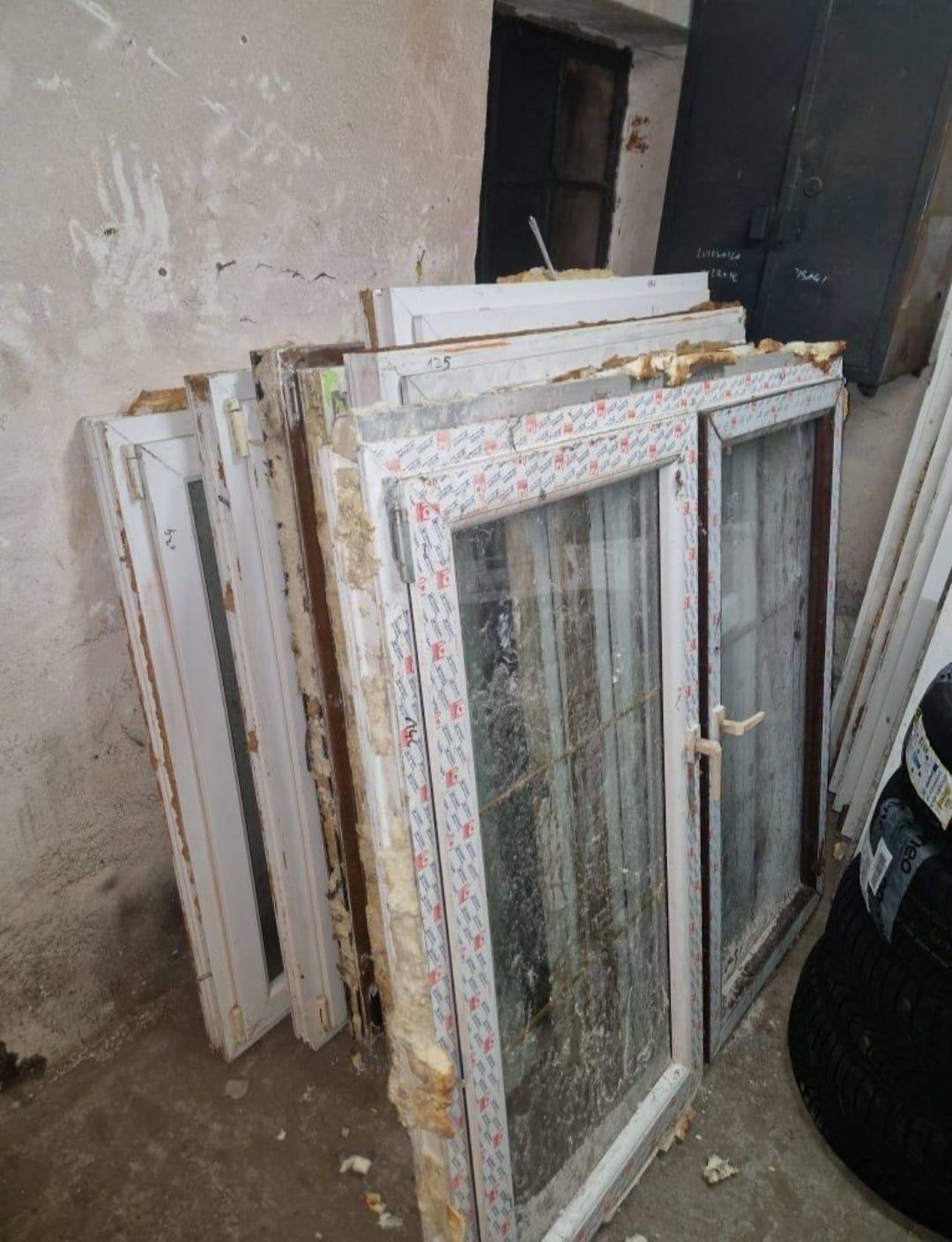 Okna okno używane z rozbiórki, z demontażu witryny okna aluminiowe