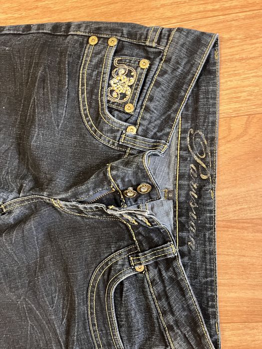 Вінтажні Джинси кльош на низький посадці