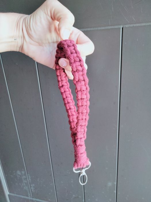 Porta chaves macramé