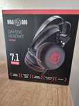 Słuchawki MadDog GamingSet GH705 7.1 Surround Mikrofon USB LED Czarne