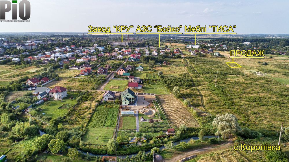 ділянка для будівництва особняка.