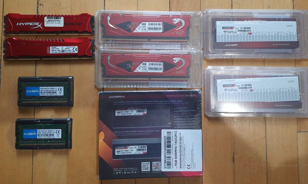 Оперативна пам'ять DDR3, DDR4, DDR5