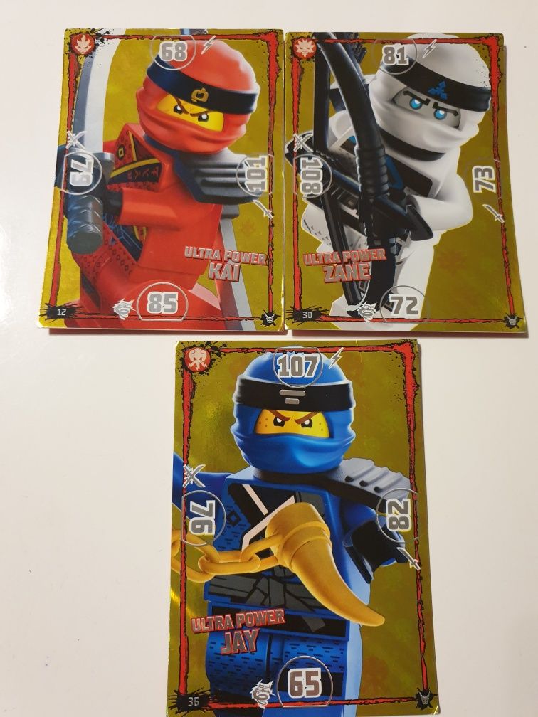 3 limitowane karty Ninjago