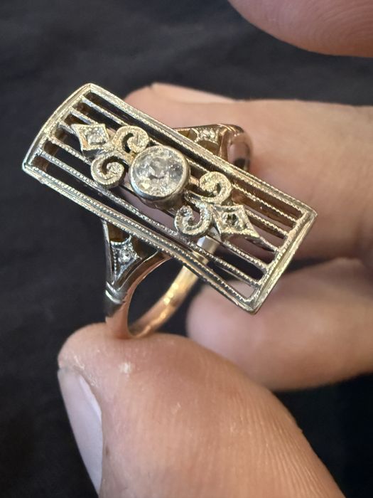 Кольцо бриллианты ссср