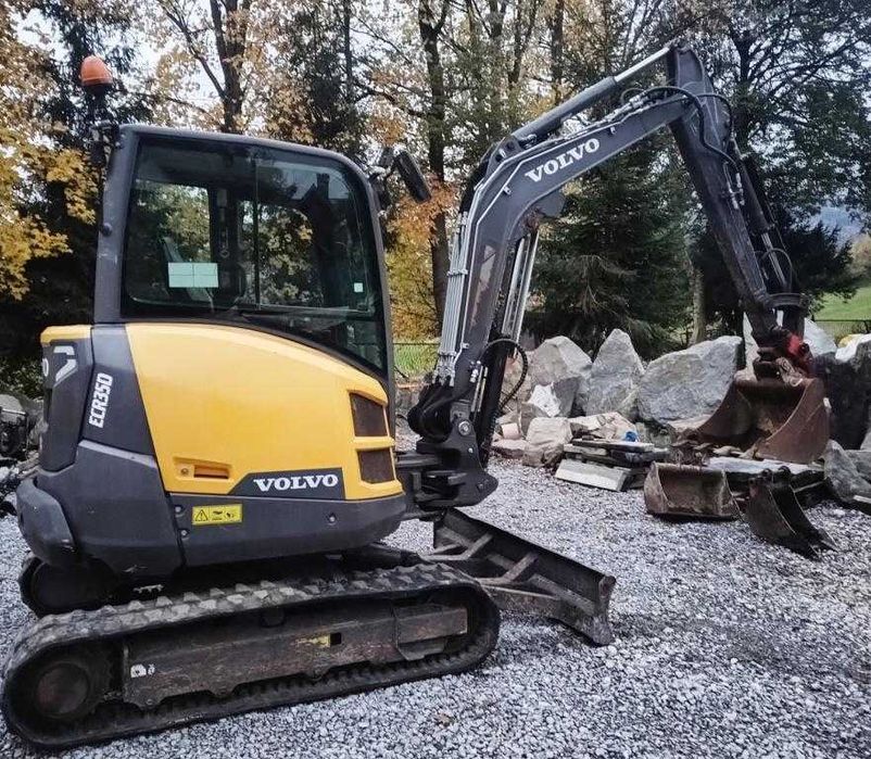 minikoparka koparka volvo ECR 35 D kubota U36 takeuchi CAT 3,5 tony